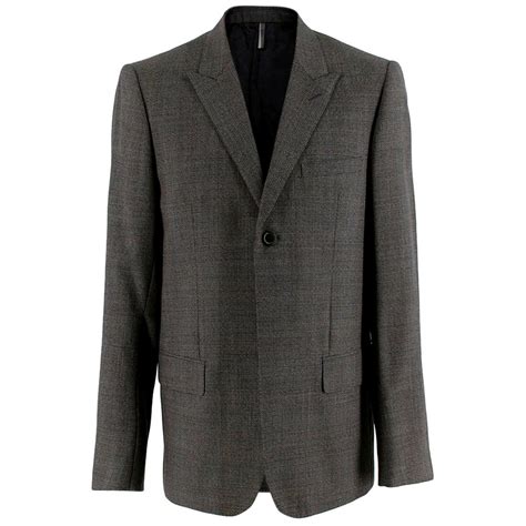 houndstooth blazer dior homme|Zipped Jacket Gray Micro Houndstooth Wool.